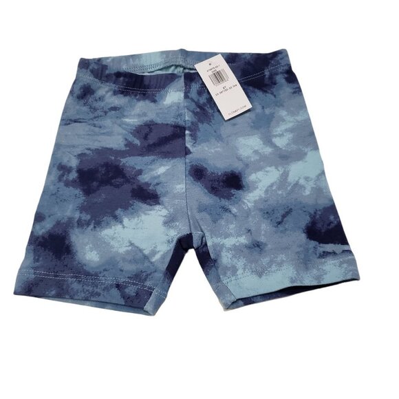 NWT‎ Old Navy Toddler Bike Shorts in Indigo Tie Dye Size 2T - Picture 1 of 6